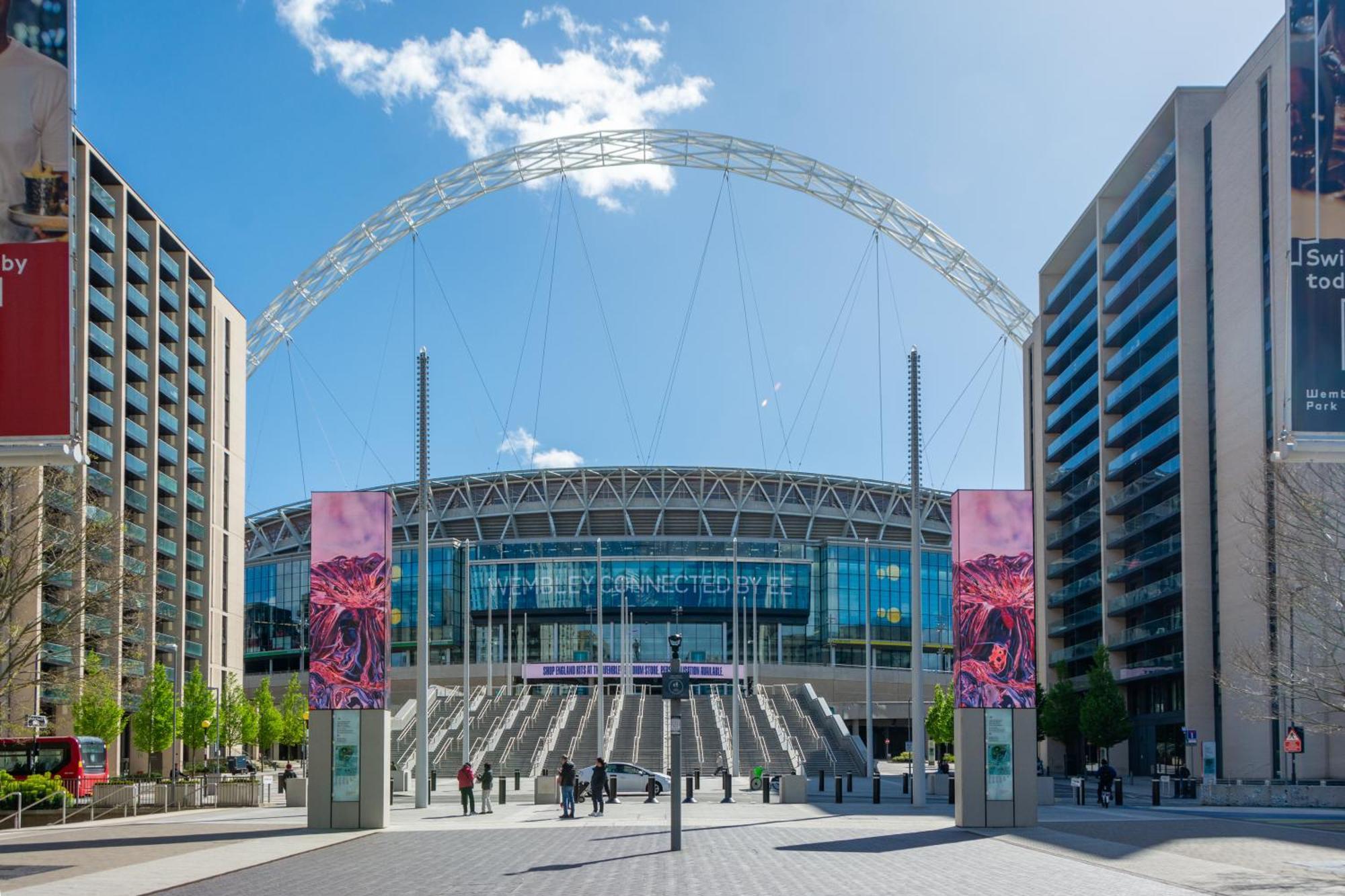 לונדון Mysquare State-Of-The-Art 1 Bedroom Apartments Near Wembley Park מראה חיצוני תמונה