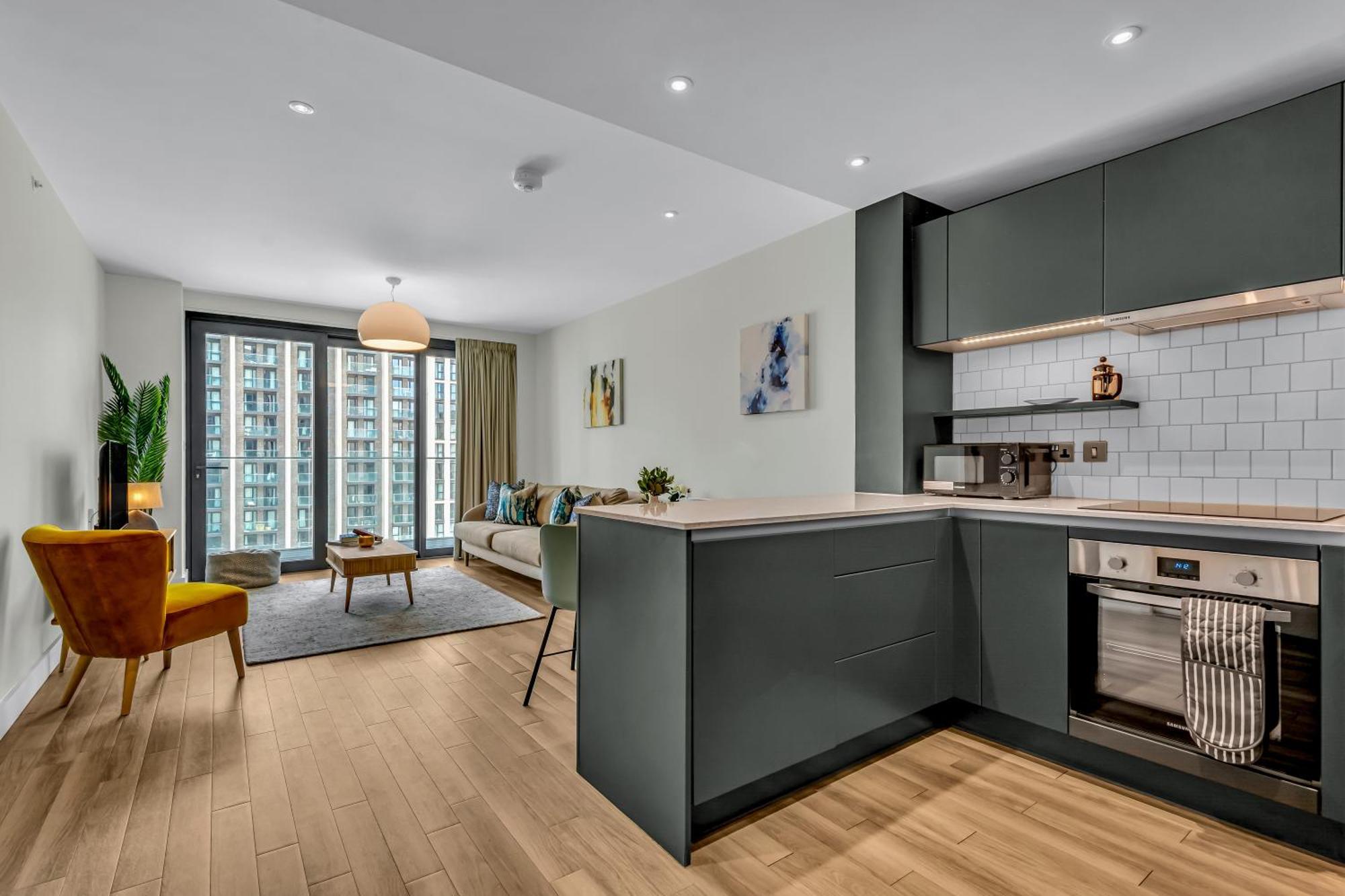 לונדון Mysquare State-Of-The-Art 1 Bedroom Apartments Near Wembley Park מראה חיצוני תמונה