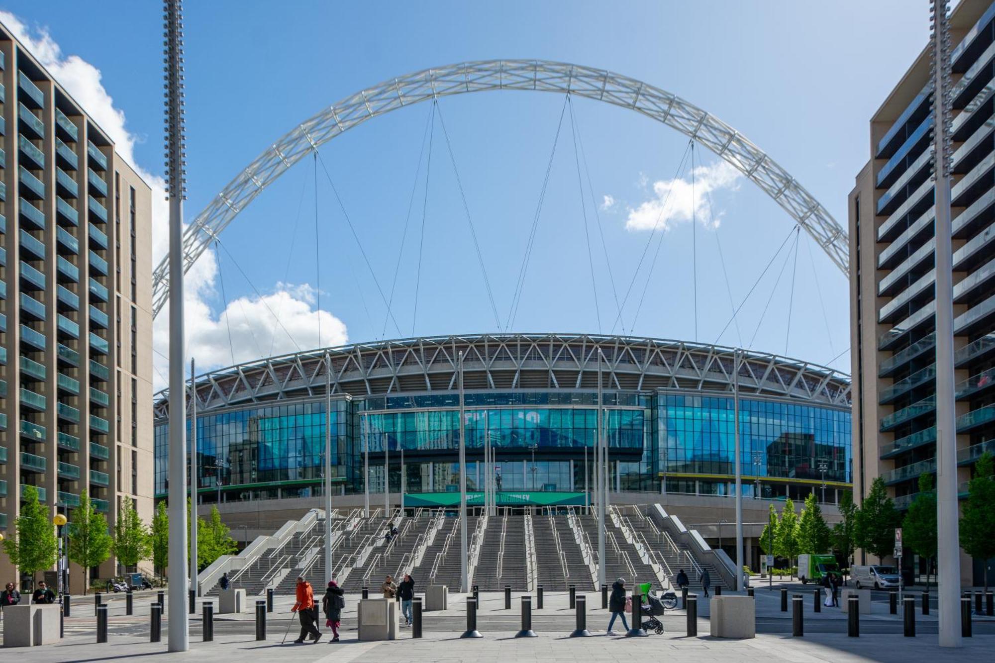 לונדון Mysquare State-Of-The-Art 1 Bedroom Apartments Near Wembley Park מראה חיצוני תמונה