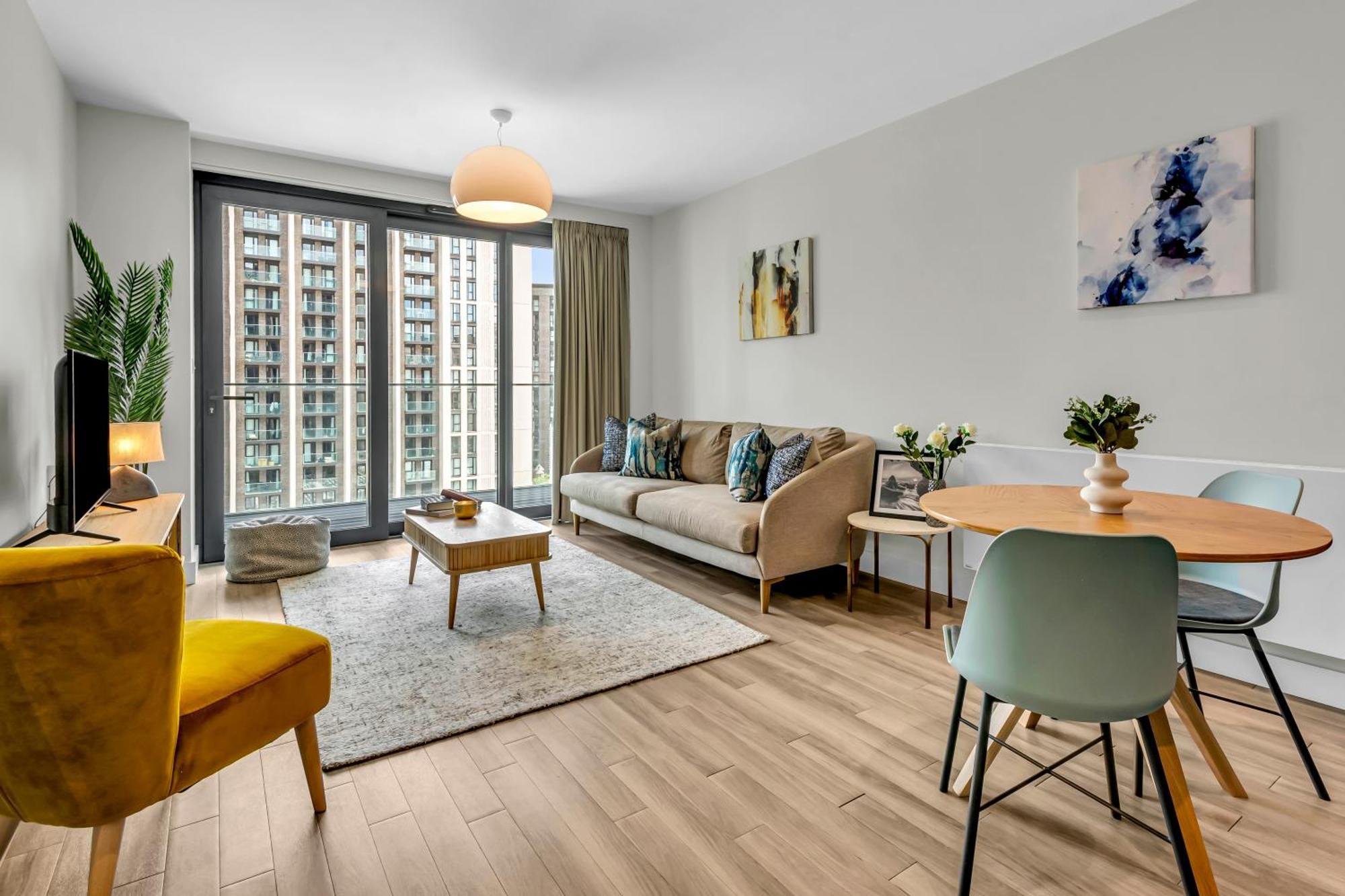 לונדון Mysquare State-Of-The-Art 1 Bedroom Apartments Near Wembley Park מראה חיצוני תמונה