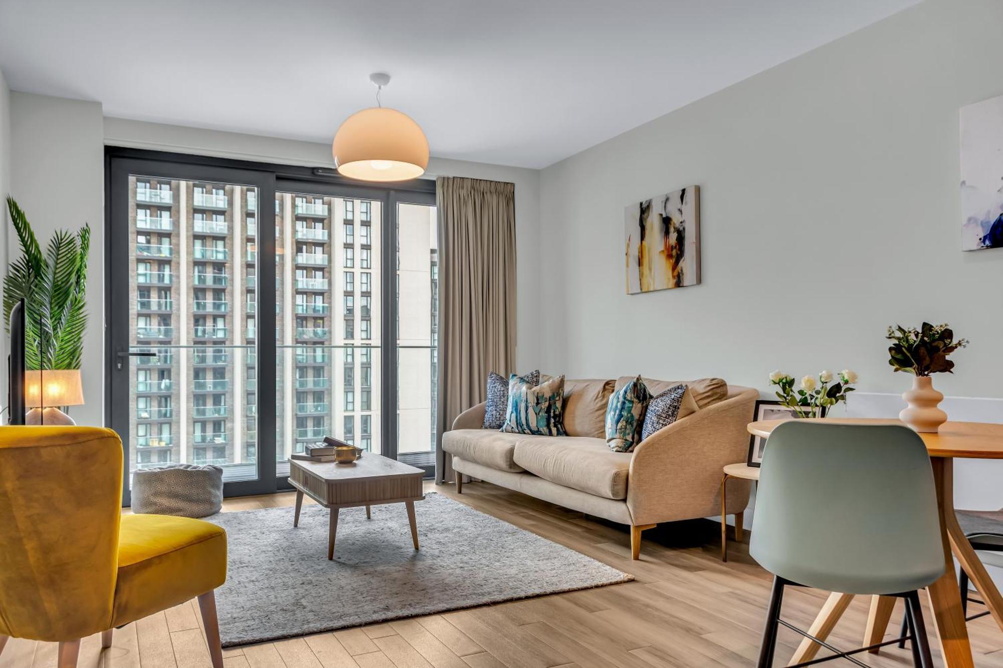 לונדון Mysquare State-Of-The-Art 1 Bedroom Apartments Near Wembley Park מראה חיצוני תמונה